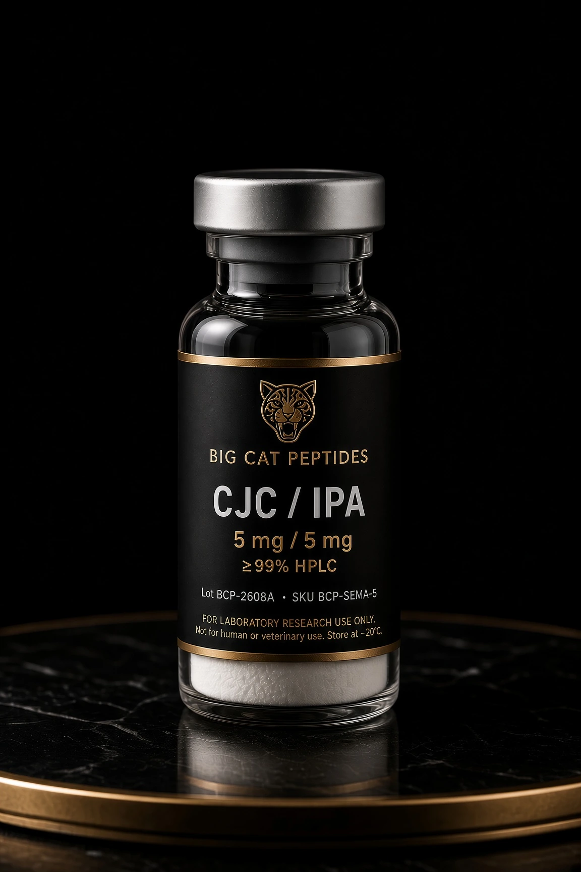 CJC-1295 no DAC / Ipamorelin research vial