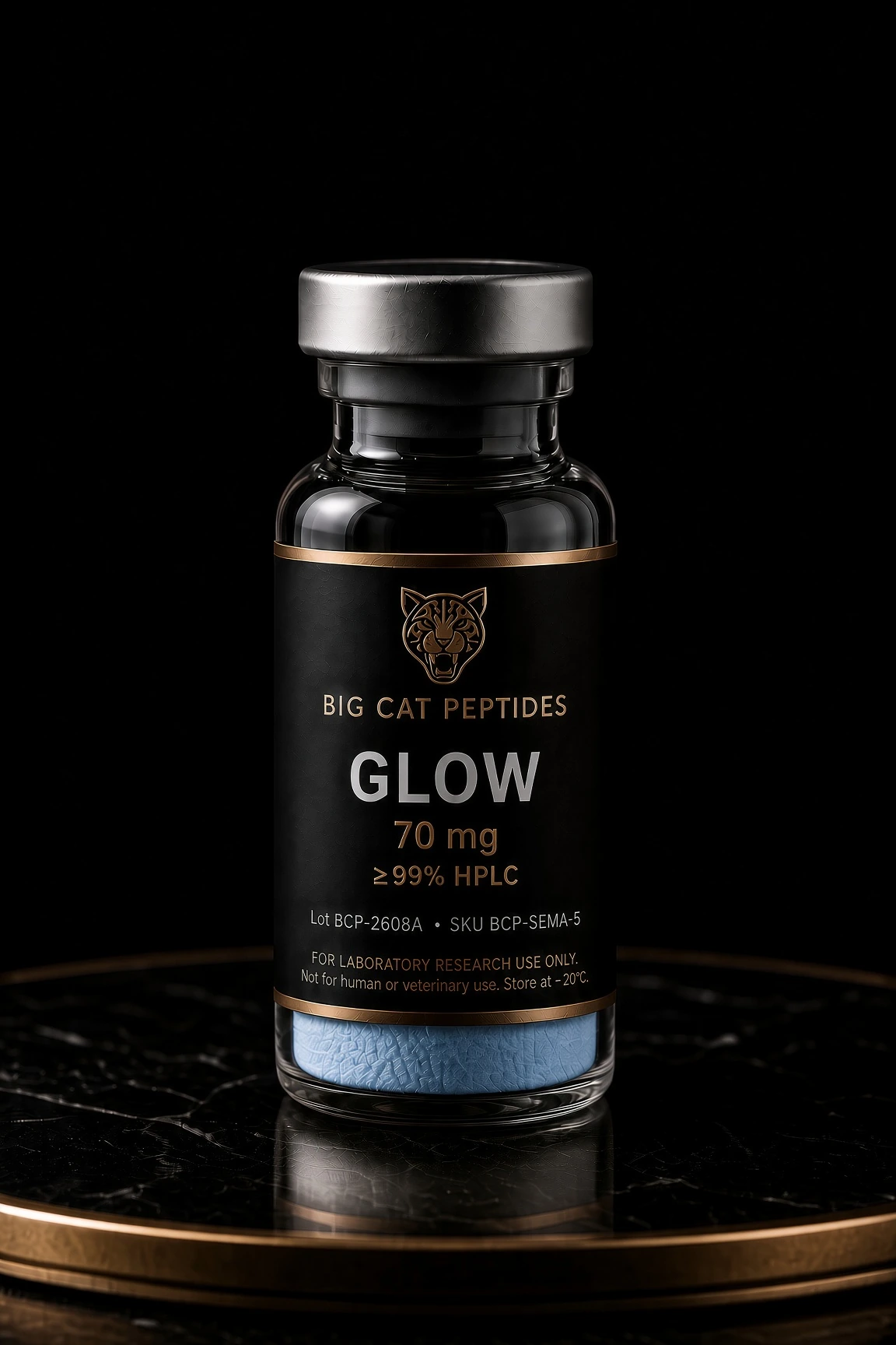 GLOW research vial